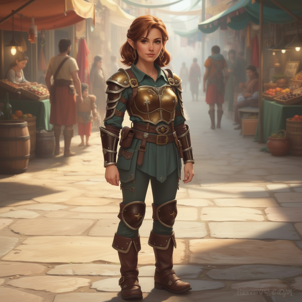 Example halfling character portrait